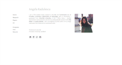 Desktop Screenshot of angelaradulescu.com